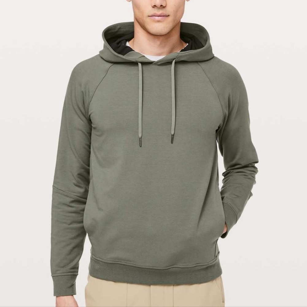 Lululemon City Sweat Pullover Hoodie Grey Sage, XL Excellent Condition